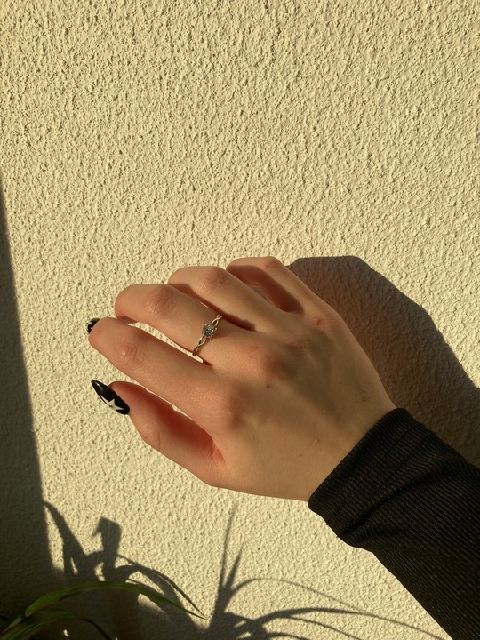 PIERŚCIONEK SREBRNY REGULOWANY NIESKOŃCZONOŚĆ SREBRO 925