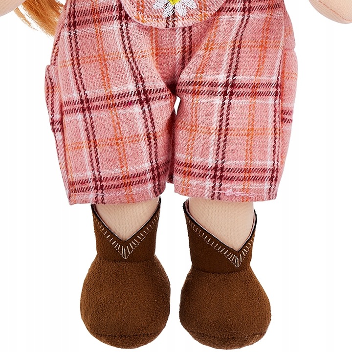 Lalka szmacianka bobas Majeczka piękne włosy