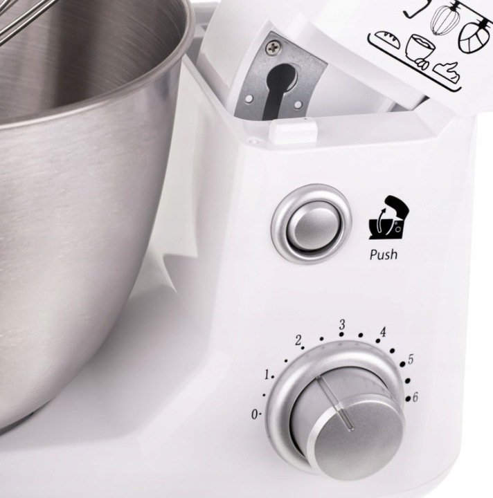 Robot planetarny Adler AD 4216 1000 W biały 500W