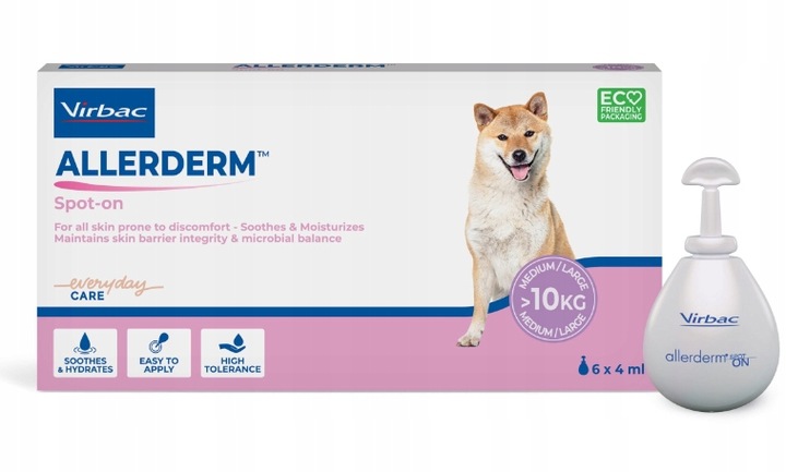 Virbac Allerderm Spot-On 4 ml X 6 pipet