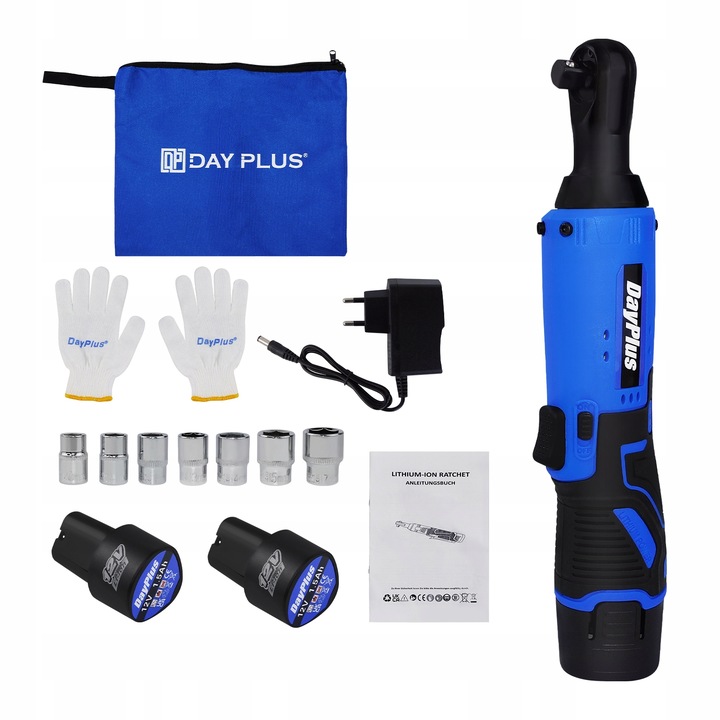 GRZECHOTKA UDAROWA AKUMULATOROWA + 2 akumulatory