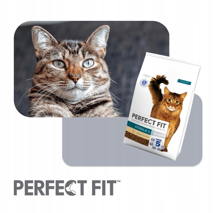 SUCHA KARMA PERFECT FIT STERILE 1+ DLA STERYLIZOWANYCH KOTÓW 7KG