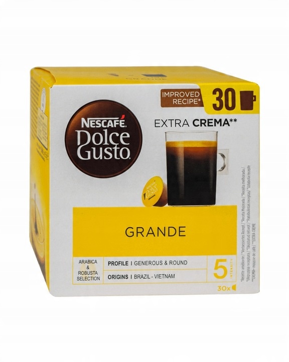 Kapsułki Nescafe Dolce Gusto Grande 3x30szt