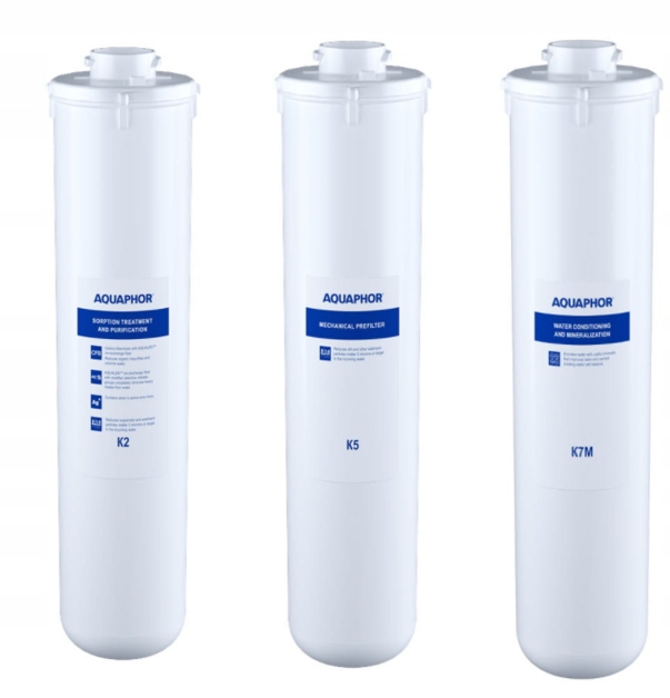 Zestaw wkładów K5, K2, K7M do RO-101S Morion