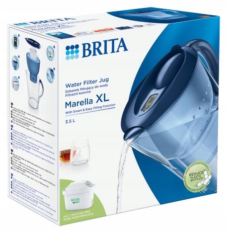 Dzbanek filtrujący Brita Marella XL 3,5 l niebieski + 4 filtry
