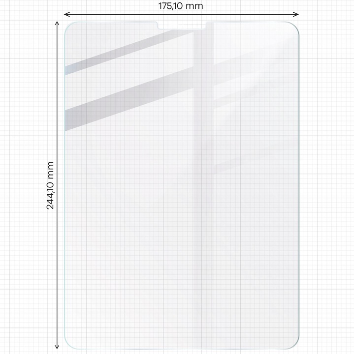 Szkło hartowane na tablet Bizon do iPad Pro 11 2022/21/20/18/Air 5/4, 2 szt