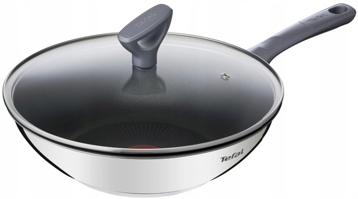 PATELNIA WOK + pokrywka TEFAL G73099 DAILY COOK 28cm INDUKCJA