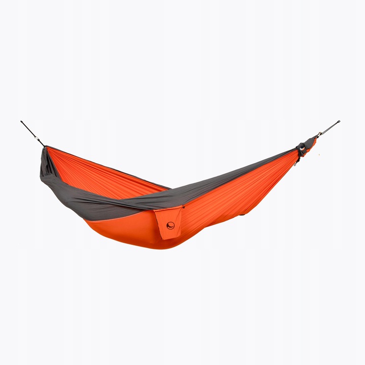 Hamak turystyczny dwuosobowy Ticket To The Moon Original orange/dark