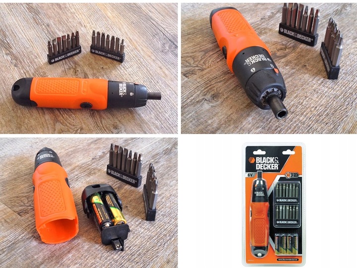 WKRĘTAK WKRĘTARKA Black&Decker A7073-XJ + ZESTAW BITÓW