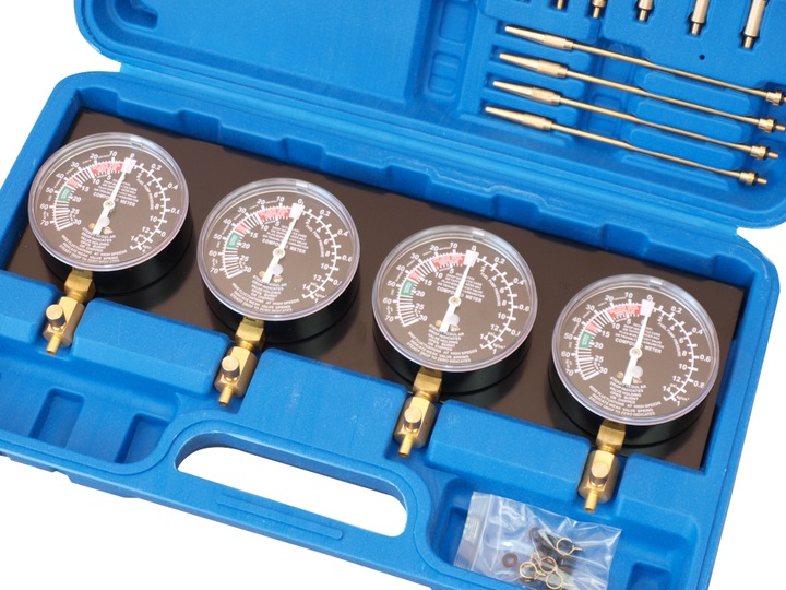 WAKUOMETR DO SYNCHRONIZACJI GAŹNIKÓW – MAX ZESTAW WSKAŹNIKÓW - WAKUOMETRÓW