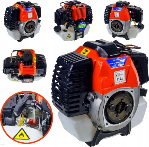 SILNIK DO KOSY SPALINOWEJ + RĄCZKA MANETKA + 2X OLEJ DEMON NAC PODKASZARKI