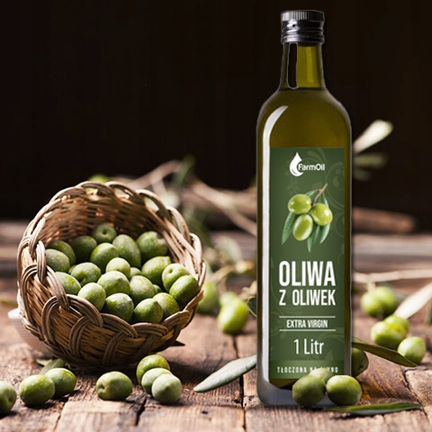 Oliwa z oliwek EXTRA VIRGIN 1000ml ZIMNOTŁOCZONA