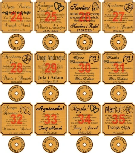 RÓŻA PREZENT 1-99 LAT URODZINY ROCZNICA ŚLUBU ETUI