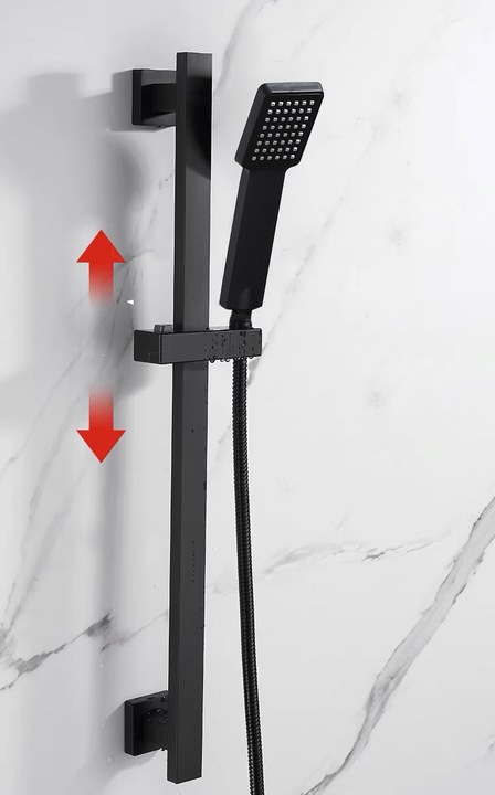 Bateria prysznicowa zxc czarny