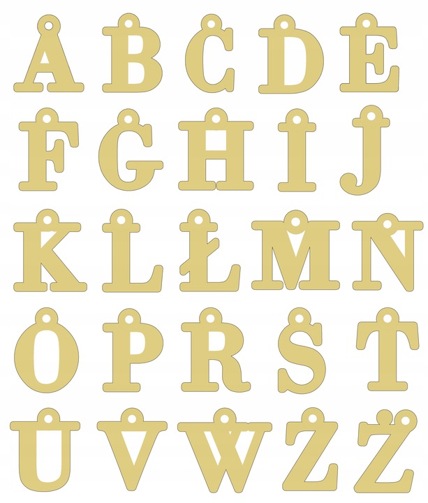 Dodatkowe serce z grawerem lub literka PR. 585