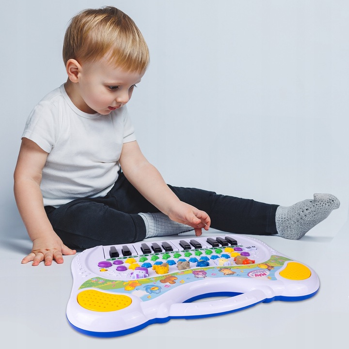 ORGANY PIANINKO ORGANKI DLA DZIECI EDUKACYJNE FARMA ODGŁOSY ZWIERZĄT