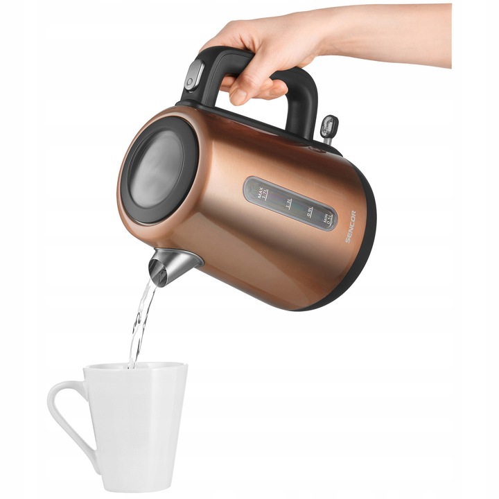 Czajnik elektryczny Sencor SWK1752CO 2200W 1.7L 360° STRIX STAL-owy SUS304