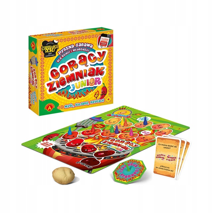 GRA EDUKACYJNA PLANSZOWA RODZINNA DYNAMICZNA GORĄCY ZIEMNIAK JUNIOR