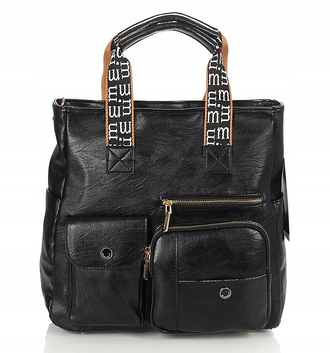 Monnari Premium Collection – pojemna torebka damska, rączki + pasek,