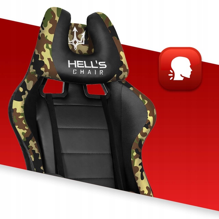 FOTEL GAMINGOWY DLA GRACZA BIUROWY HELL'S