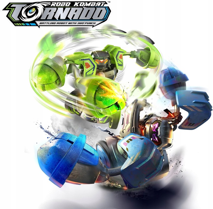 WALCZĄCE ROBOTY ROBO KOMBAT TORNADO 2-pak SilverLIT 2 TRYBY ŚWIATŁO TYP A