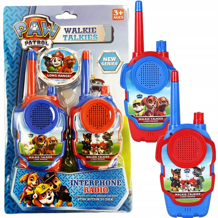 WALKIE TALKI PSI PATROL KRÓTKOFALÓWKA PAW PATROL 2 SZT W ZESTAWIE