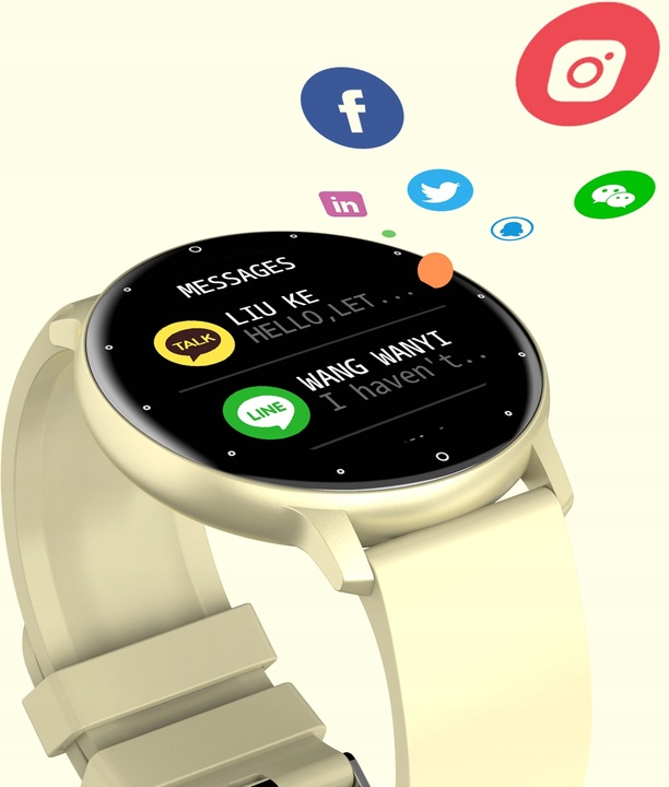 Zegarek SMARTWATCH SMS KROKI PULS POLSKIE MENU