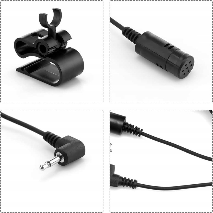 MIKROFON ZEWNĘTRZNY WTYK 2,5mm DO RADIA LAPTOPA JVC PIONEER SONY MOTOROLA