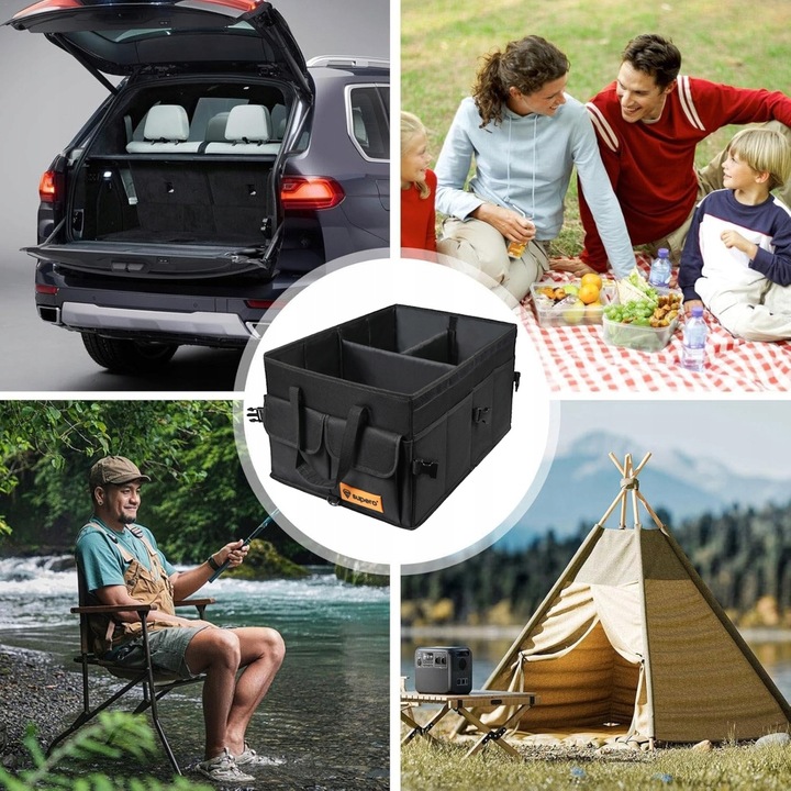 Organizer torba do bagażnika samochodu auta kufer, duży, samochodowy, mocny