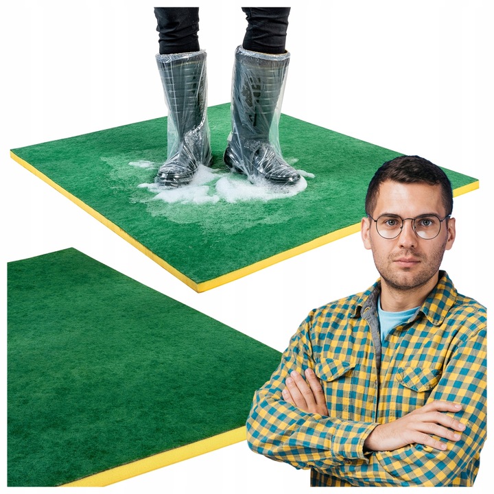 MATA DEZYNFEKCYJNA 100x100x3CM EKO_PLUS + GRATIS