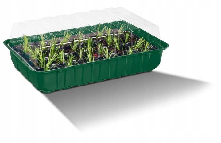 PARKSIDE Zestaw 4 Pojemników do Uprawy Roślin 96 Przegródek + Pokrywy