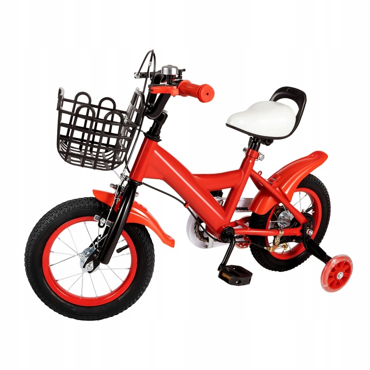 Rower dziecięcy 12 cali czerwony
