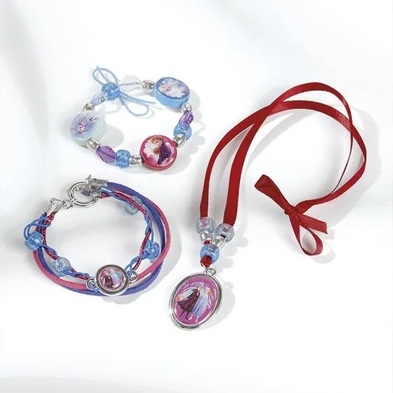 Totum Disney Frozen 2 KRAINA LODU zestaw kreatywny do robienia bransoletek