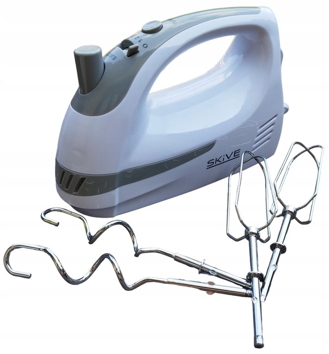 MIKSER RĘCZNY ROBOT KUCHENNY MOCNY 5 BIEGÓW 4 KOŃCÓWKI