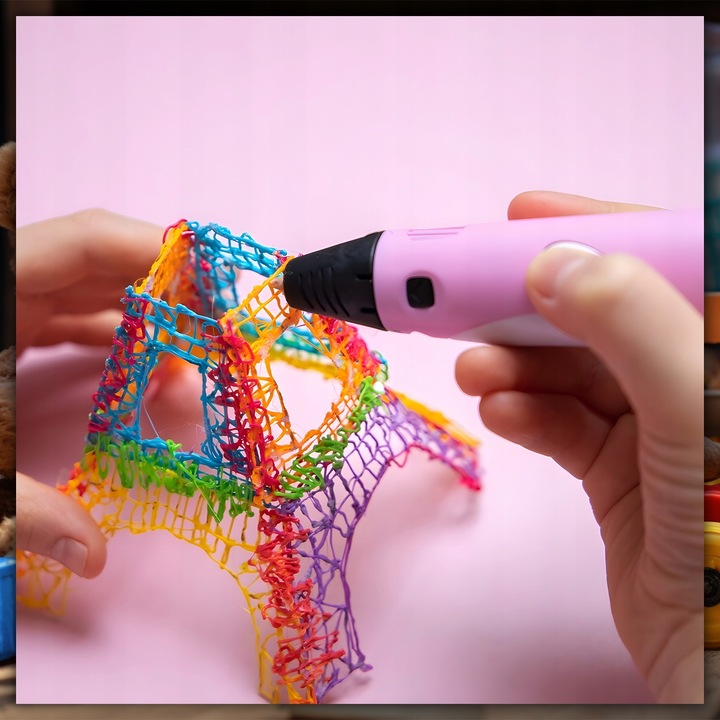 DŁUGOPIS 3D DLA DZIECI DRUKARKA 3D MAGICZNY DŁUGOPIS 3D + WKŁAD 10 METRÓW