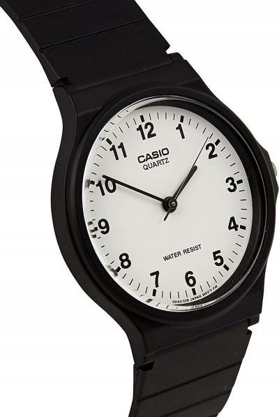 KLASYCZNY ZEGAREK CASIO MQ-24-7BLLEG CYFRY ARABSKIE LEKKI NA PASKU 34mm