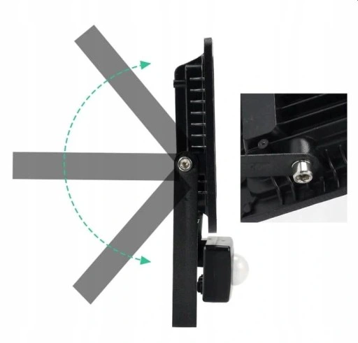 Halogen 20 W z czujnikiem ruchu sensorem