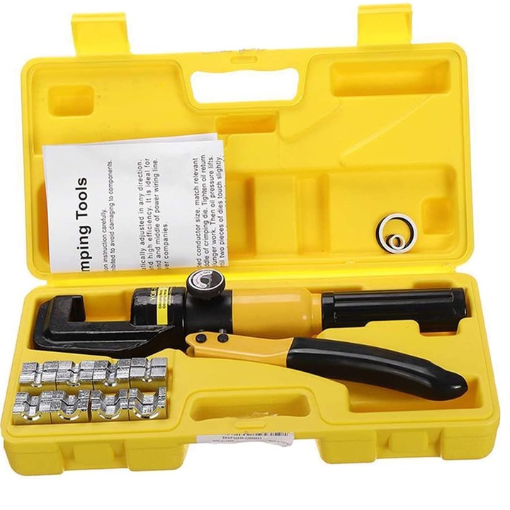 ZACISKARKA HYDRAULICZNA PRASKA DO KABLI PRZEWODÓW MATRYCE 4-70 MM