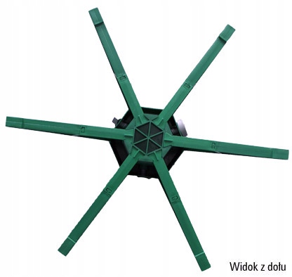 STOJAK CHOINKOWY EKO DUŻY DLA CHOINEK DO 3.5 METRA ZIELONY