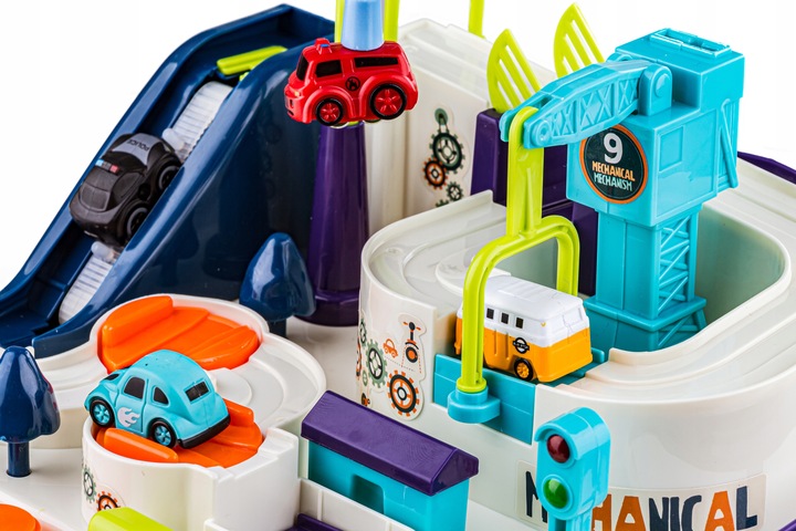 INTERAKTYWNY Tor Przeszkód PARKING SAMOCHODOWY Zabawka Logiczna Autka