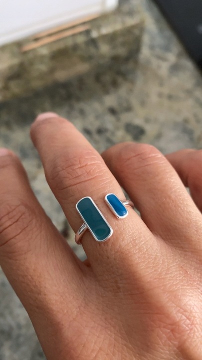 Srebrny Pierścionek Regulowany Srebro 925 Trusky