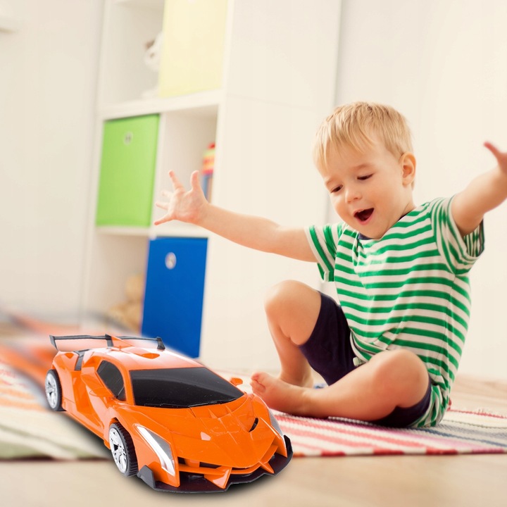 AUTO ROBOT TRANSFORMUJĄCY SAMOCHÓD NA PILOTA ZDALNIE STEROWANY DLA CHŁOPCA