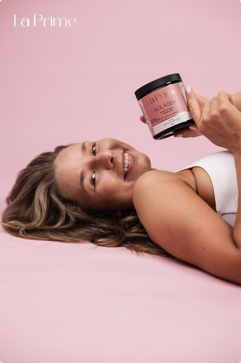KOLAGEN COLLAGEN LA PRIME W PROSZKU Wołowy Do Picia Skóra Włosy Paznokcie