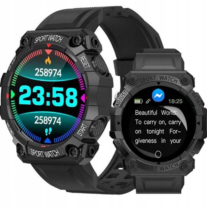 SMARTWATCH ZEGAREK MĘSKI CIŚNIENIE TLEN SMS PL