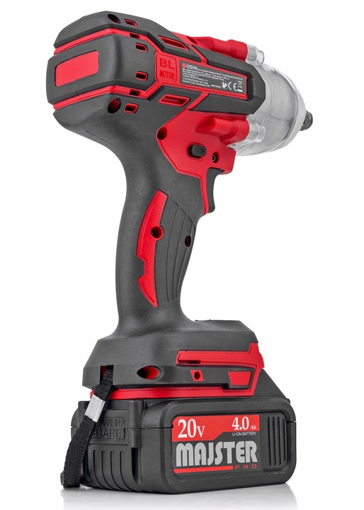 KLUCZ UDAROWY Akumulatorowy BEZSZCZOTKOWY do KÓŁ 20V 1/2' 2xAKU 4AH WALIZKA