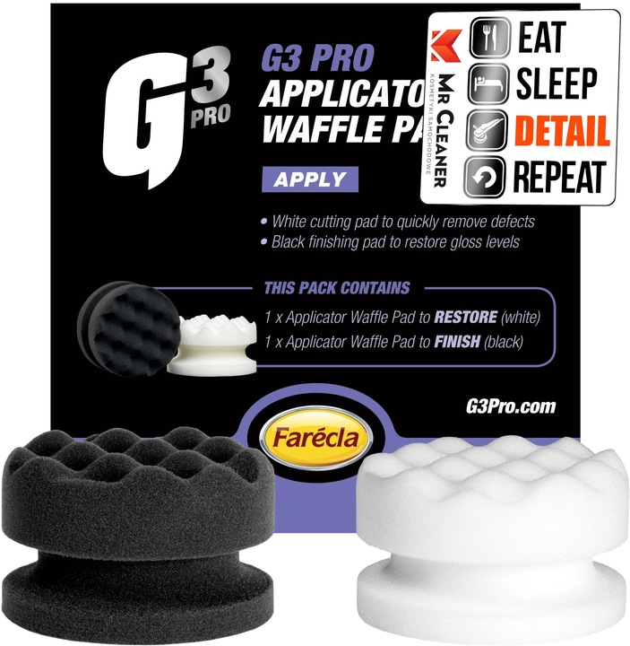 Farecla G3 Applicator Waffle 2x Aplikatory Gąbkowe