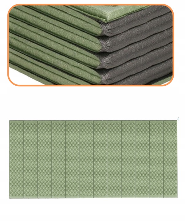 KARIMATA MATA TERMICZNA IZOLACYJNA SKŁADANA DO SPANIA TURYSTYCZNA NA BIWAK