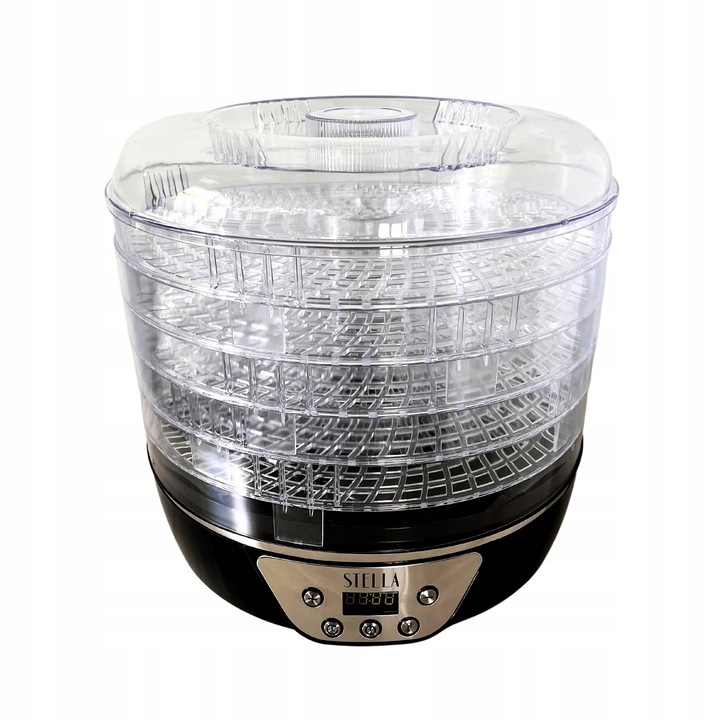 MOCNA SUSZARKA SPOŻYWCZA 520W DO GRZYBÓW OWOCÓW ZIÓŁ 5 SIT STELLA STSG-520