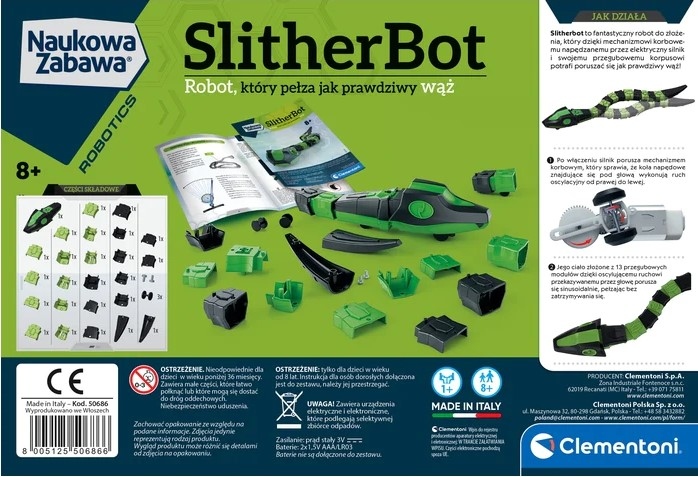 Slitherbot. Naukowa zabawa Clementoni
