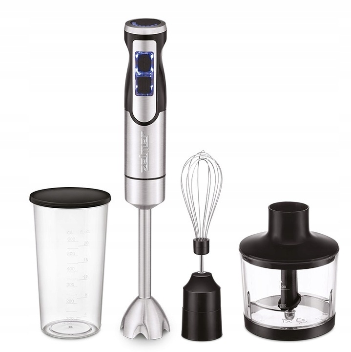 ZELMER BLENDER RĘCZNY ZHB6000 SMART 1500W KUBEK SIEKACZ UBIJACZKA TURBO